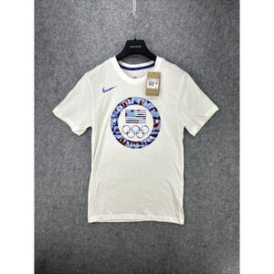 NWT Nike Mens Size XS United States Olympic Team USA T-Shirt 100% Cotton $35 Tee